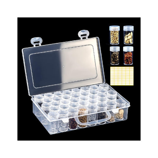 60 Slot Seed Storage Organizer with Label Stickers, Gardening Supplies and Organizers